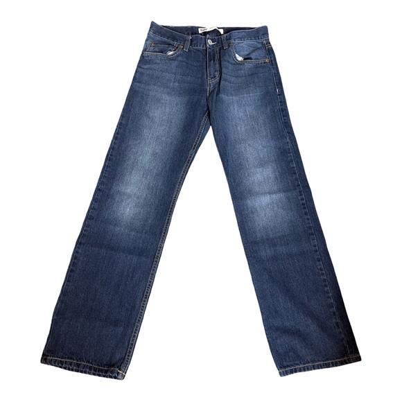 Levi's 514 men straight fit athletic build Dark Blue Jeans. Size 16 Reg or 28x28 - Picture 1 of 12